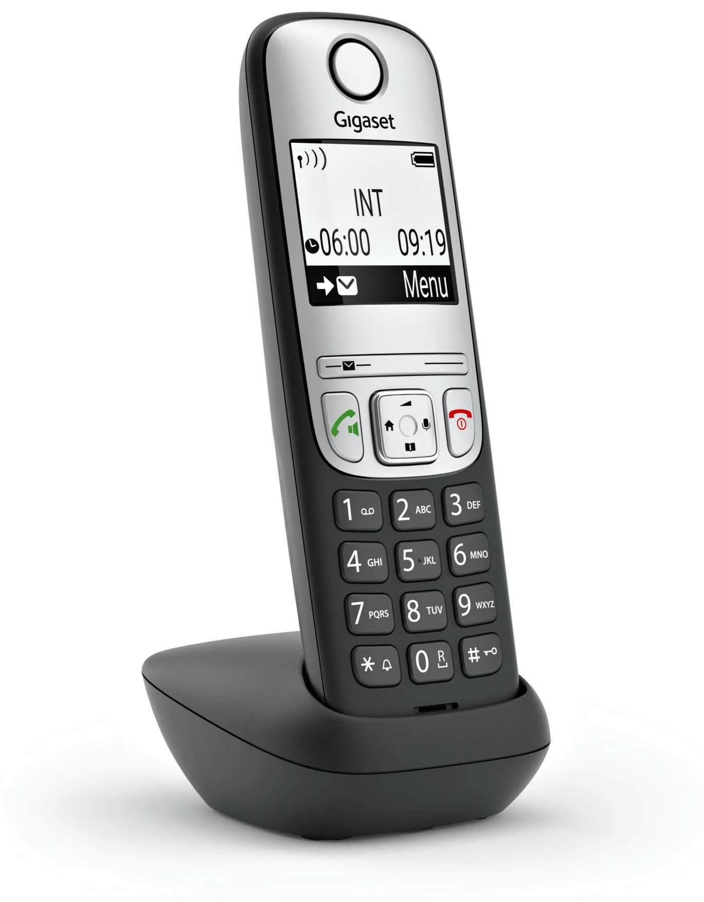 Gigaset A690HX tr??dl??s DECT-telefon med ladesstasjon - HD Voice, 2", svart