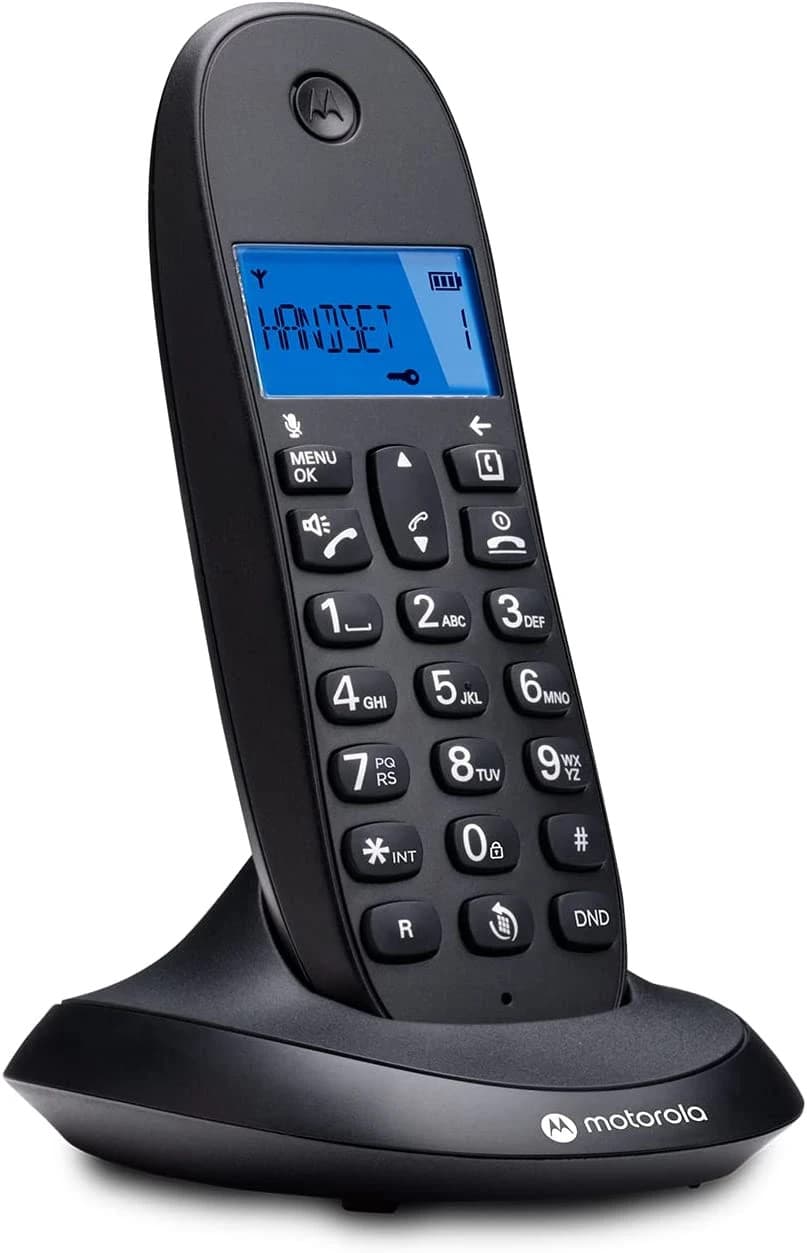 Motorola C1001CB+ Tr??dl??s DECT-telefon - 3-parts samtalefunksjon - Svart