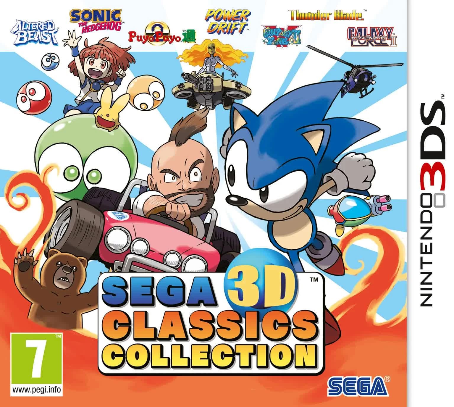 SEGA 3D Classics Collection Nintendo 3DS Spill