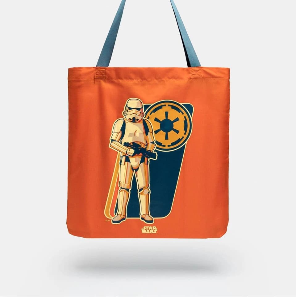 Orbitkey Star Wars Sammenleggbar Handlenett ??? Stormtrooper ??? Oransje