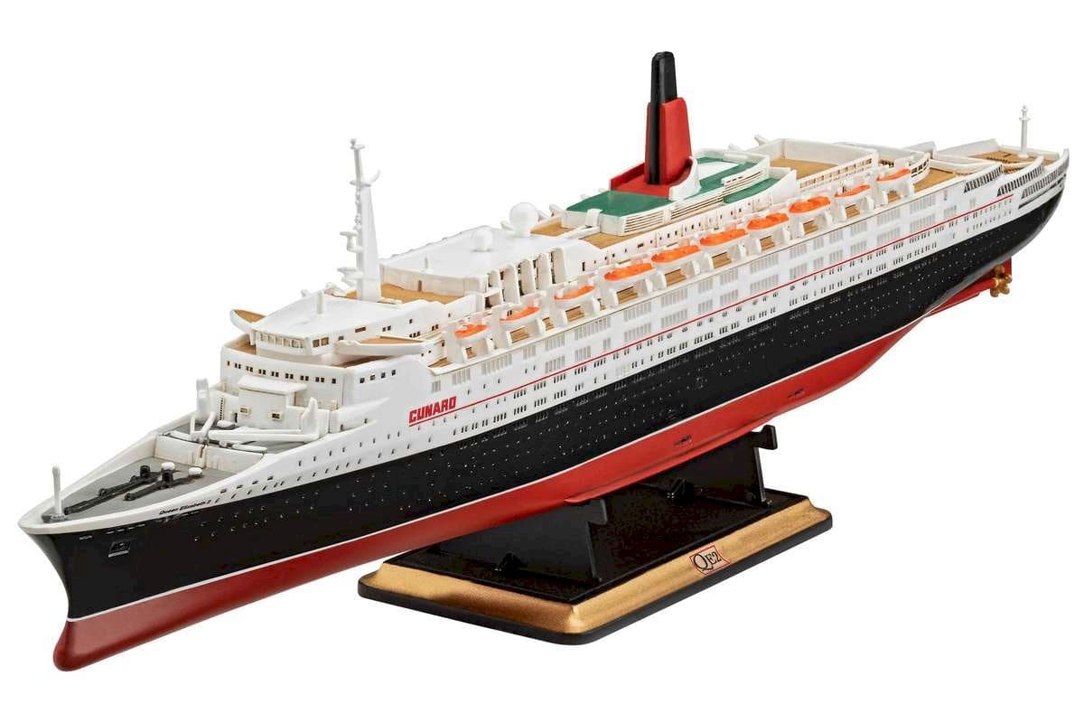 Revell Queen Elizabeth Modellskip Byggesett - 1:1200