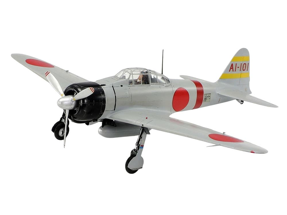 Tamiya A6M2 Type 21 Modellfly Byggesett - 1:48