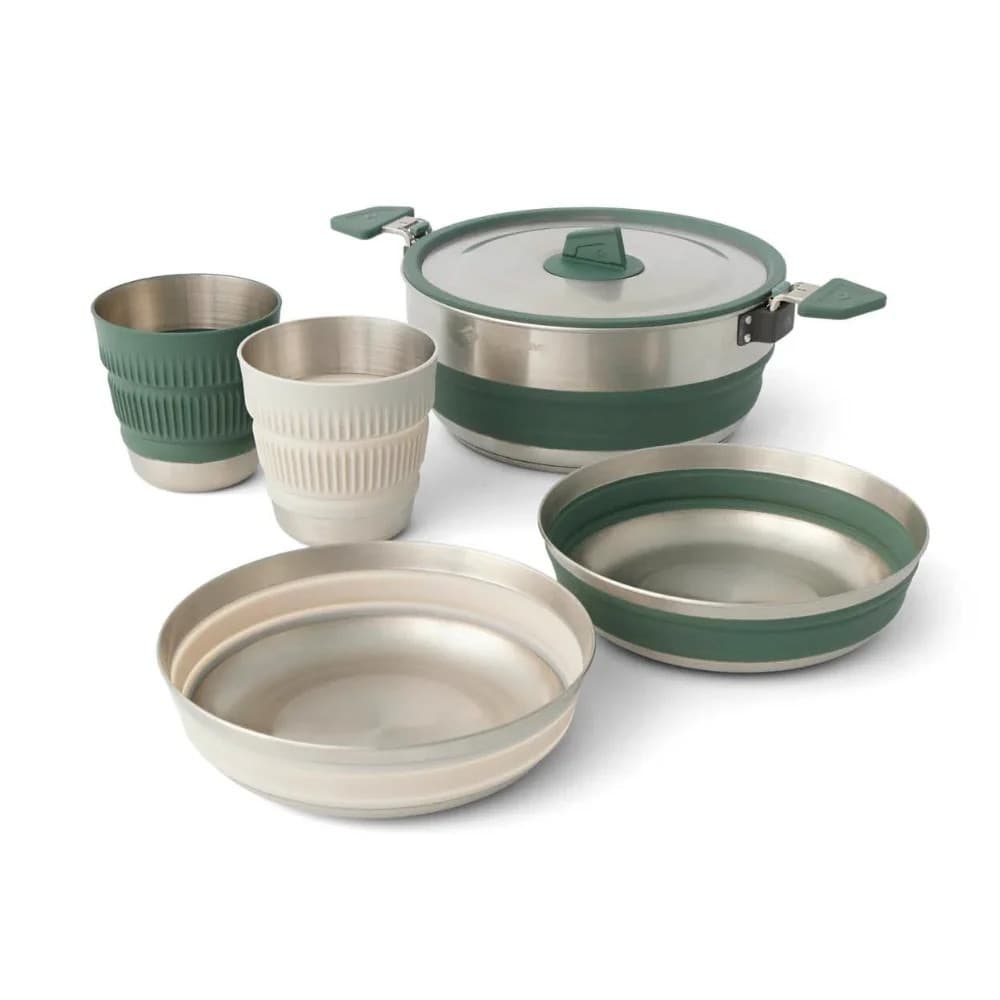 Sea to Summit Detour One Pot Turkjelesett - 3L, Rustfritt St??l - 5 deler