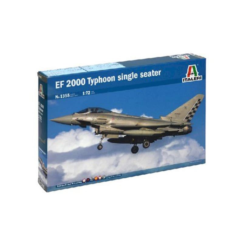 Italeri EF-2000 Typhoon Enseter Modellfly Byggesett - 1:72