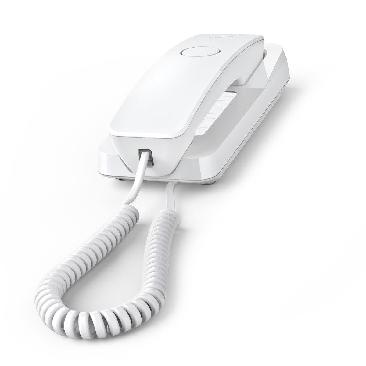 Gigaset Desk 200 analog bordtelefon ??? 3 ringetoner ??? hvit