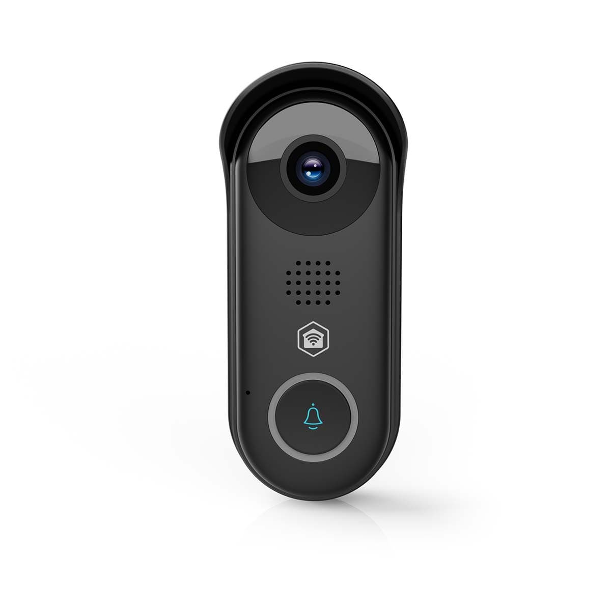 Nedis SmartLife Videoringeklokke - 2MP, 1080p, IP54, Bevegelsessensor, Nattesyn - Svart