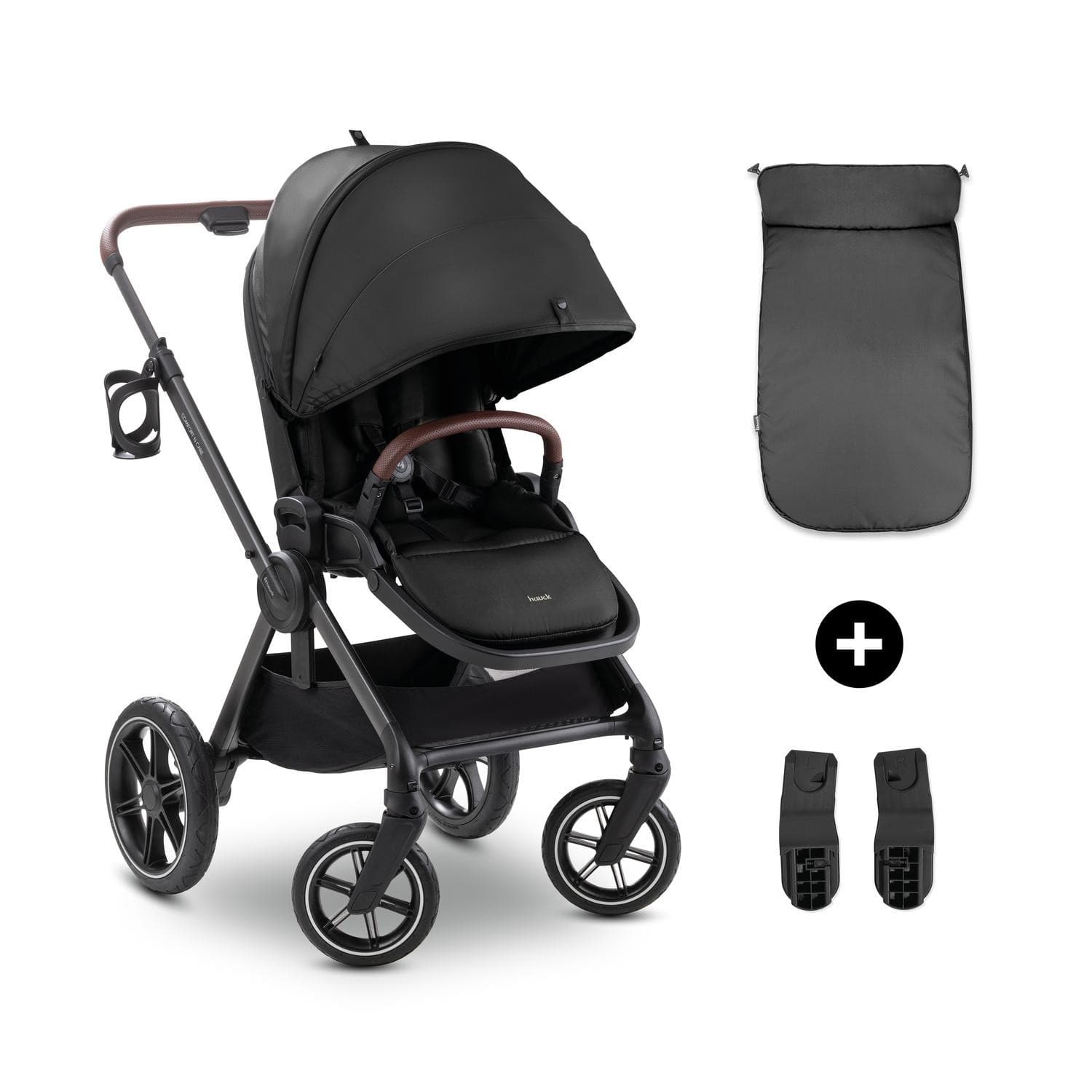 Hauck Comfort N Care Trille - UPF 50+, 5-punkts sele, maks 22 kg - Svart