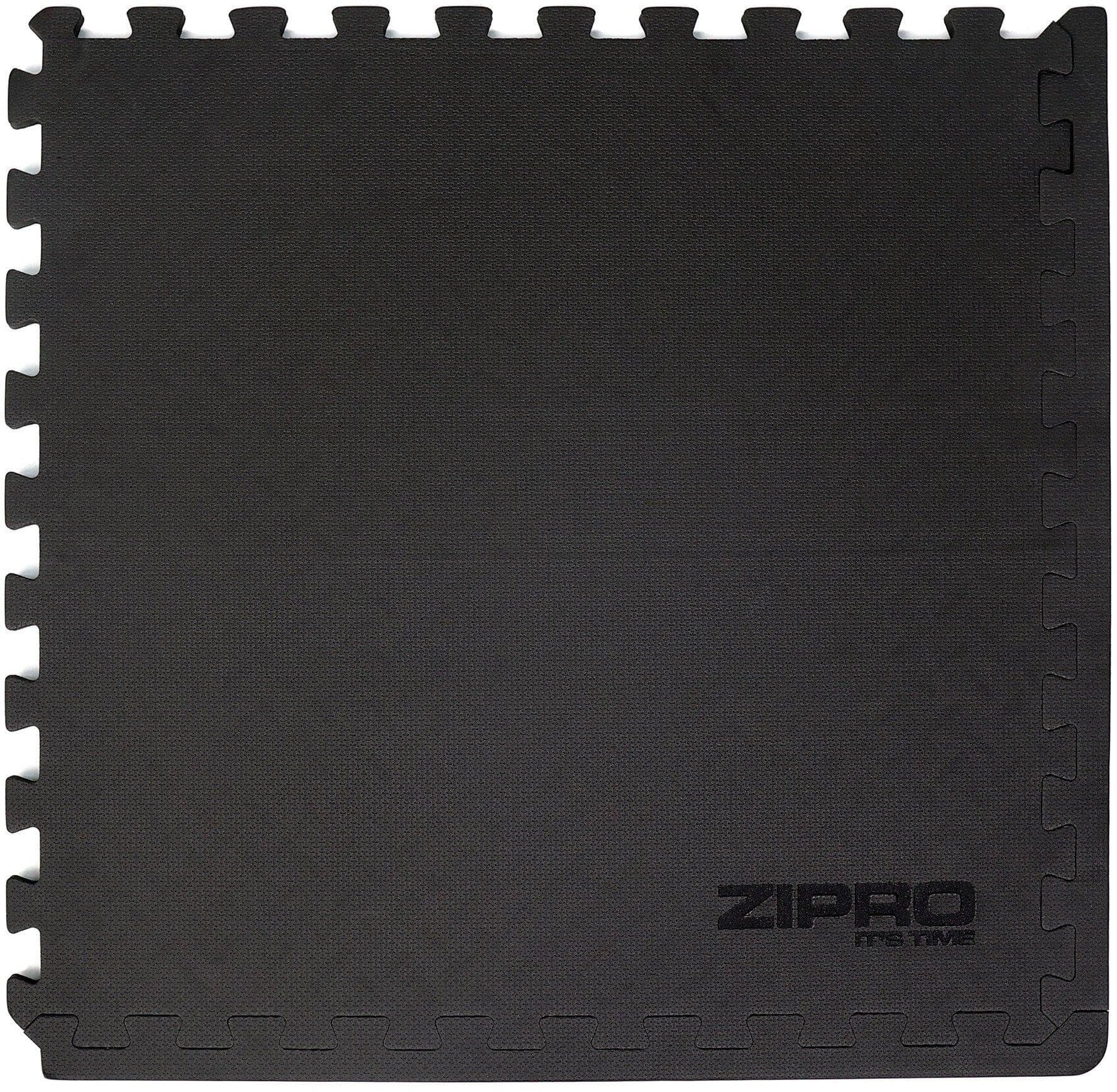 Zipro 3210455726 Modul??r treningsmatte - 12 mm, svart, 4 stk