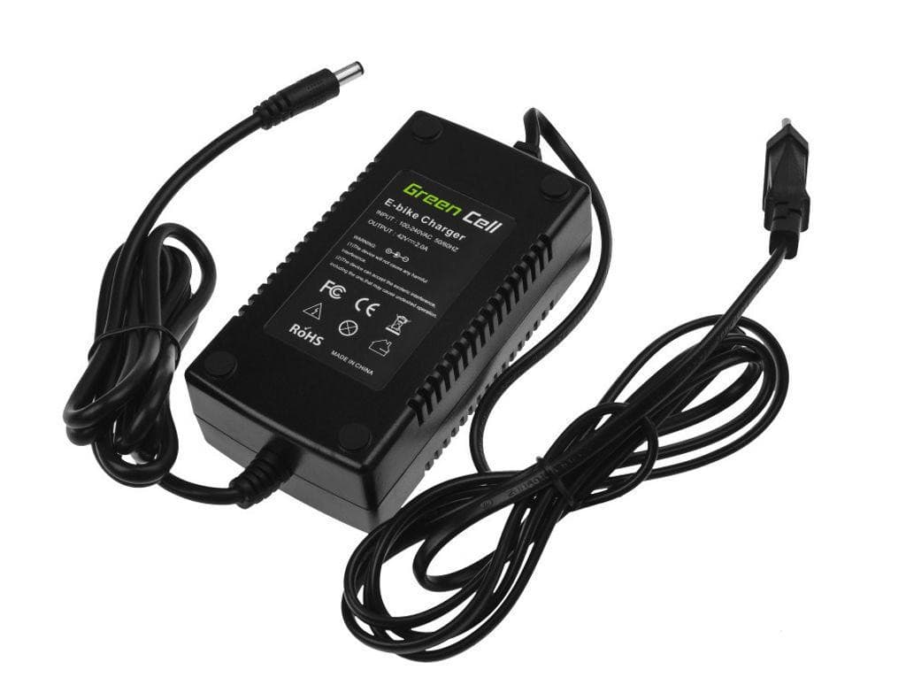 Green Cell E-Bike 36V batterilader - 42V, 2A