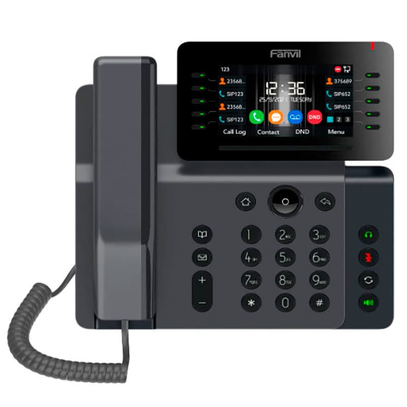 Fanvil V65 IP-telefon med 4,3" LCD-skjerm og Bluetooth