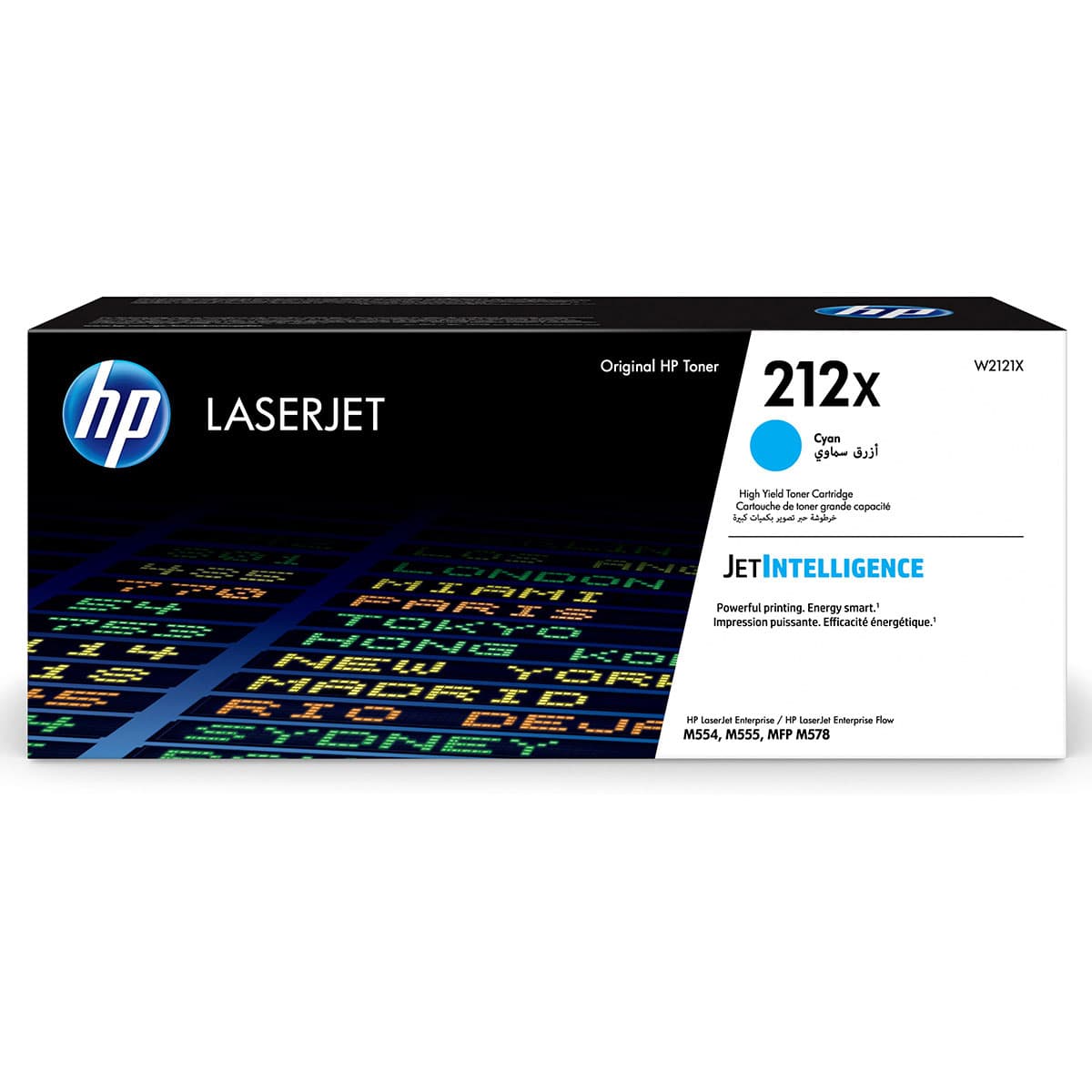 HP 212X W2121X tonerkassett (10 000 sider) cyan