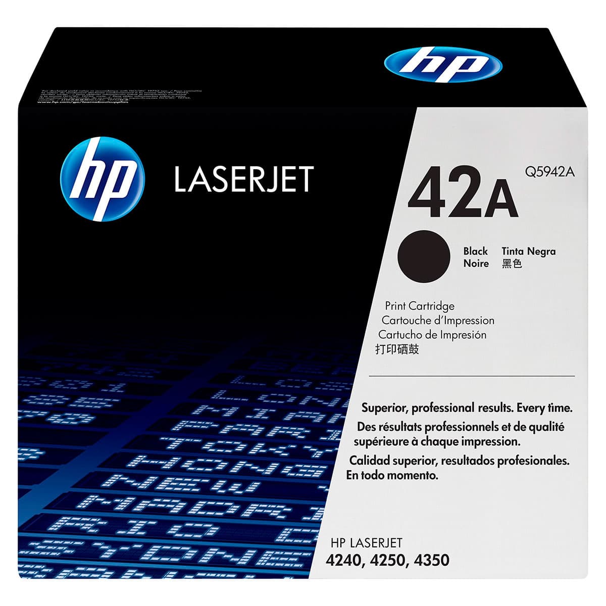 HP 42A Q5942A Toner (10 000 sider) Svart
