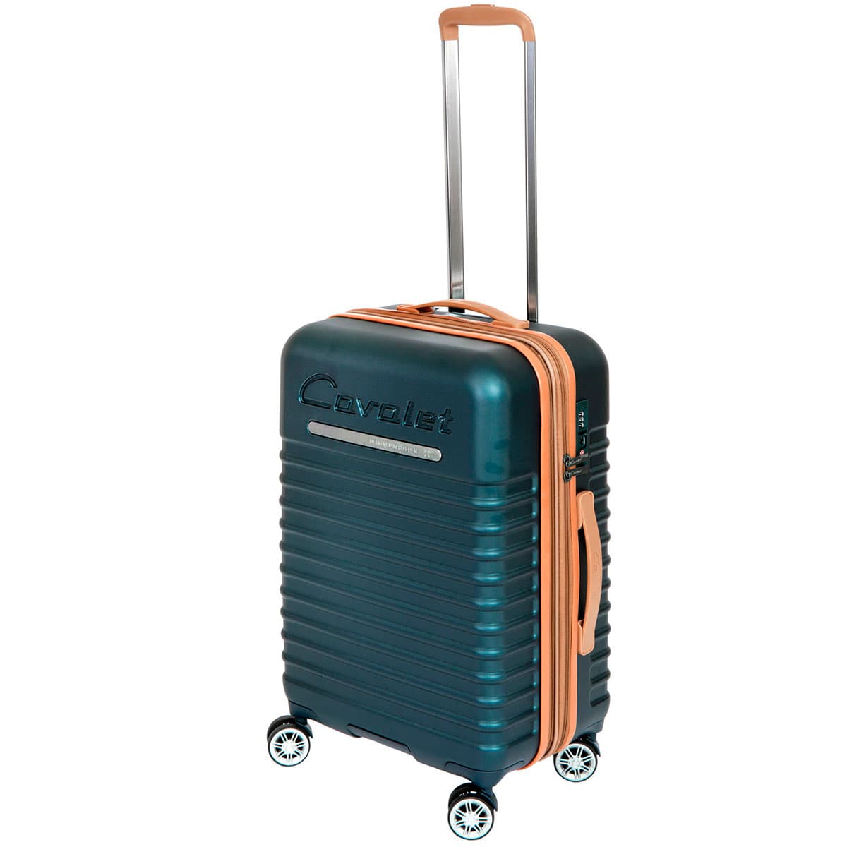 Cavalet Pasadena M koffert (65x46x26cm) Dark Blue/Tan