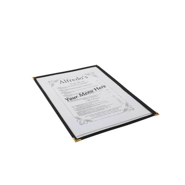 American Style Clear Menykortholder - 1 Side