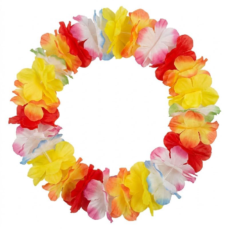Halskjede Hawai Store Blomster 1 Stk.