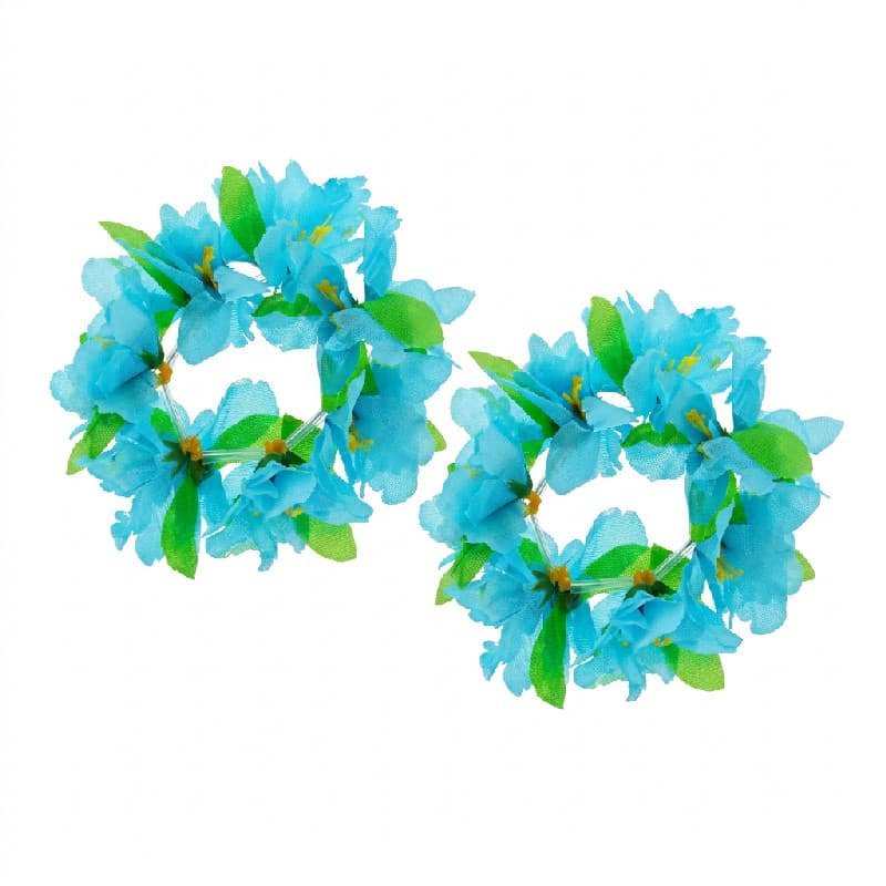 Hawaiiarmbånd Blå-grønn 2 Stk.