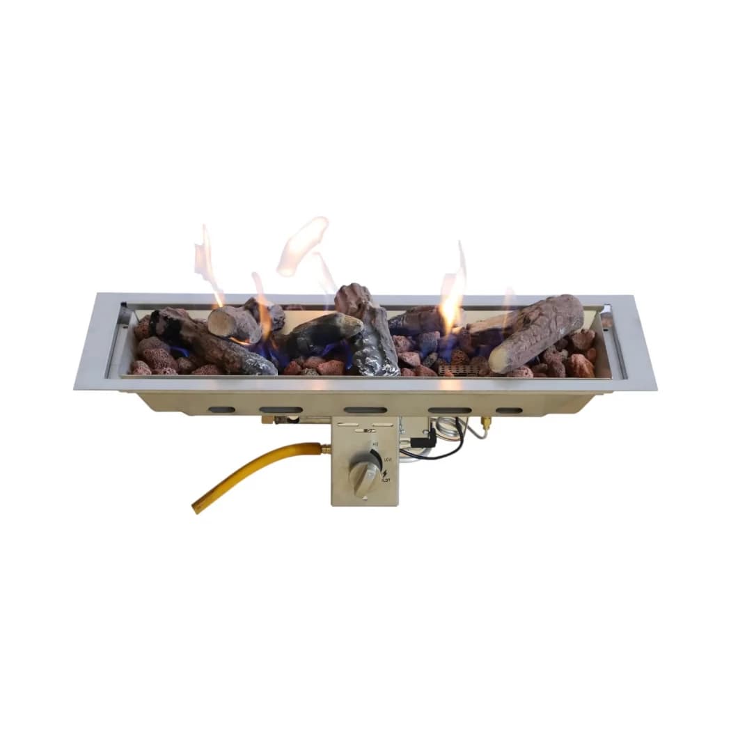 Rektangulær gassbrenner - 67 cm Muztag  | Biopeiser-shop.no | Outdoor Patio Heater