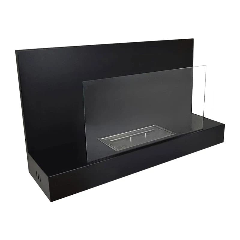 Vegghengt biopeis – 90 cm – Svart ScandiFlames  | Biopeiser-shop.no | Vegghengt biopeis