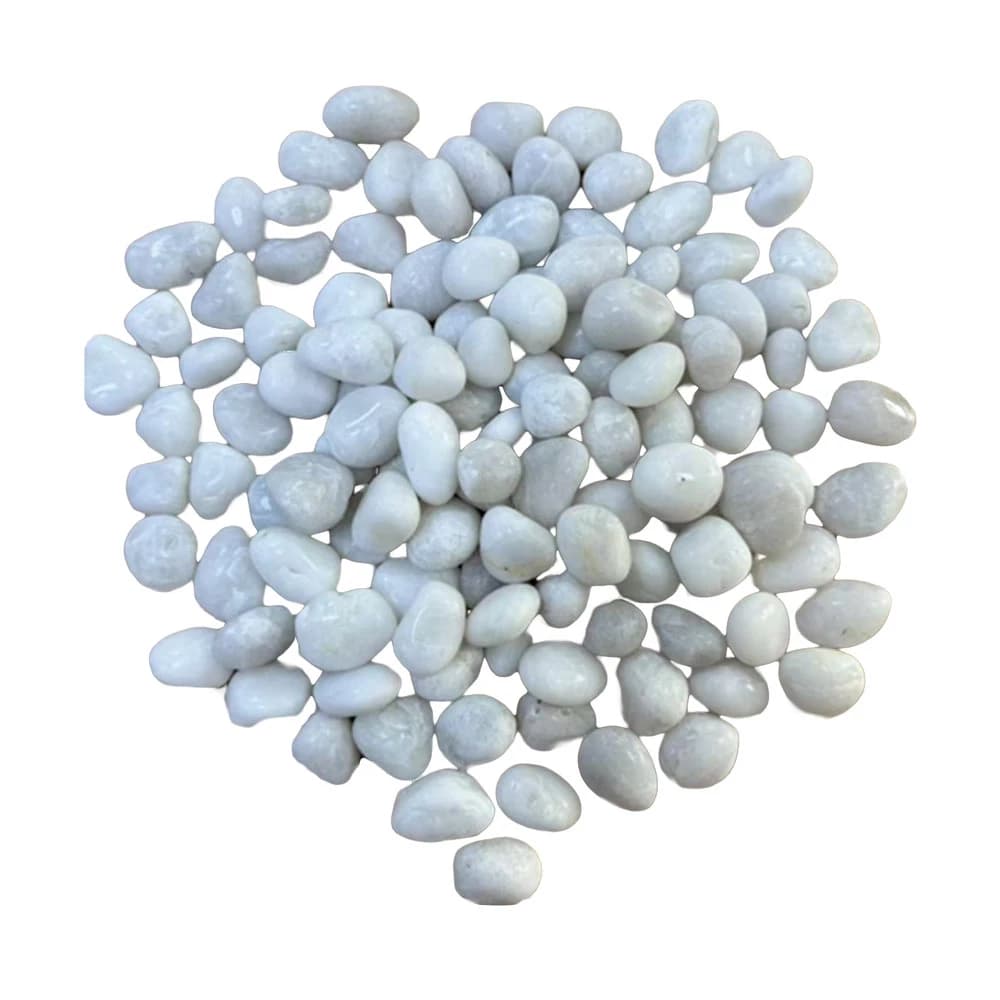 Dekorasjonssteiner - Hvit - 5 kg | | Biopeis tilbehør | Hvit
