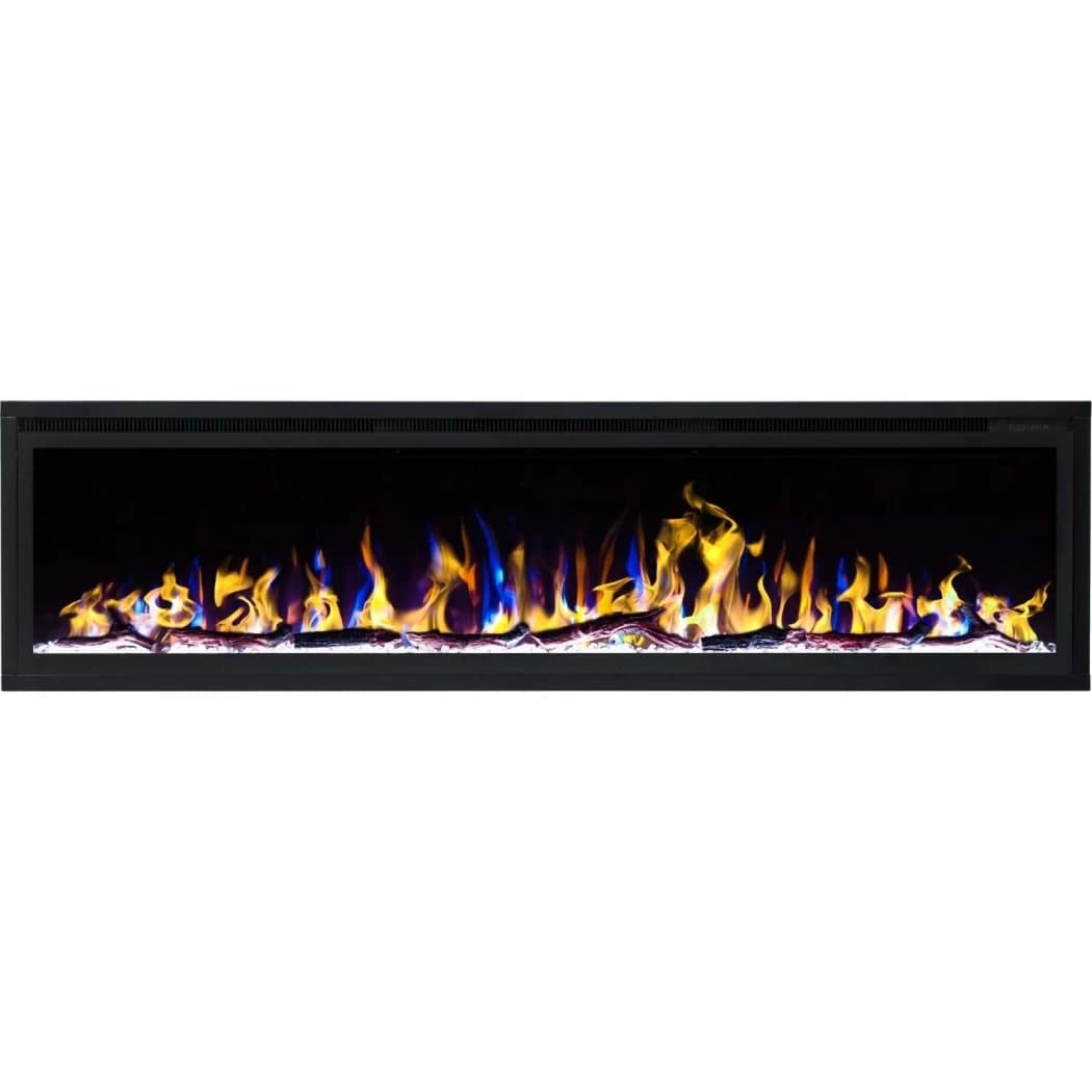 Aflamo Royal 65\" veggmontert elektrisk peis – 6 flammefarger, fjernkontroll, opptil 1,5 kW varmeeffekt