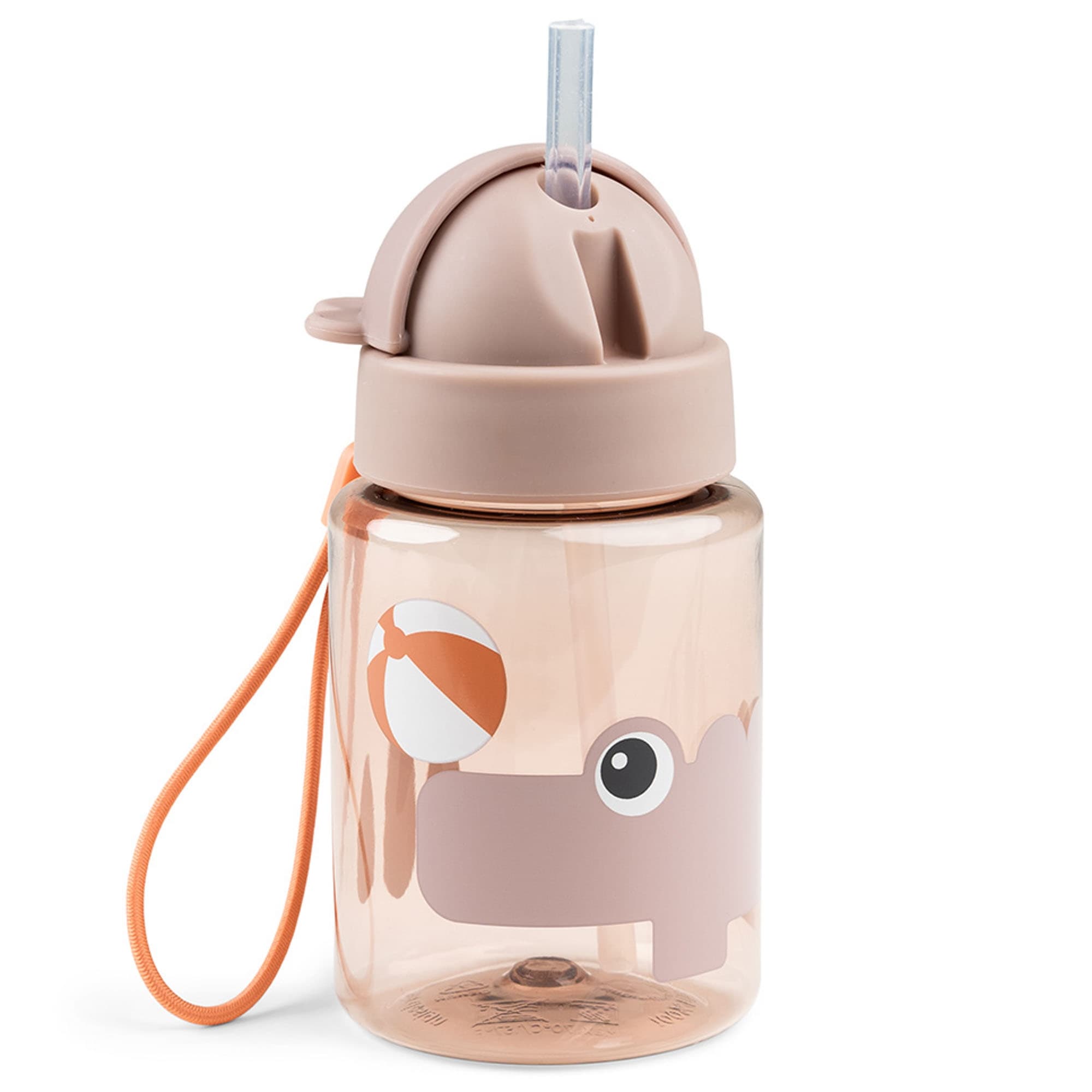 Done By Deer drikkeflaske med sugerør 280 ml - Playground - Pudder