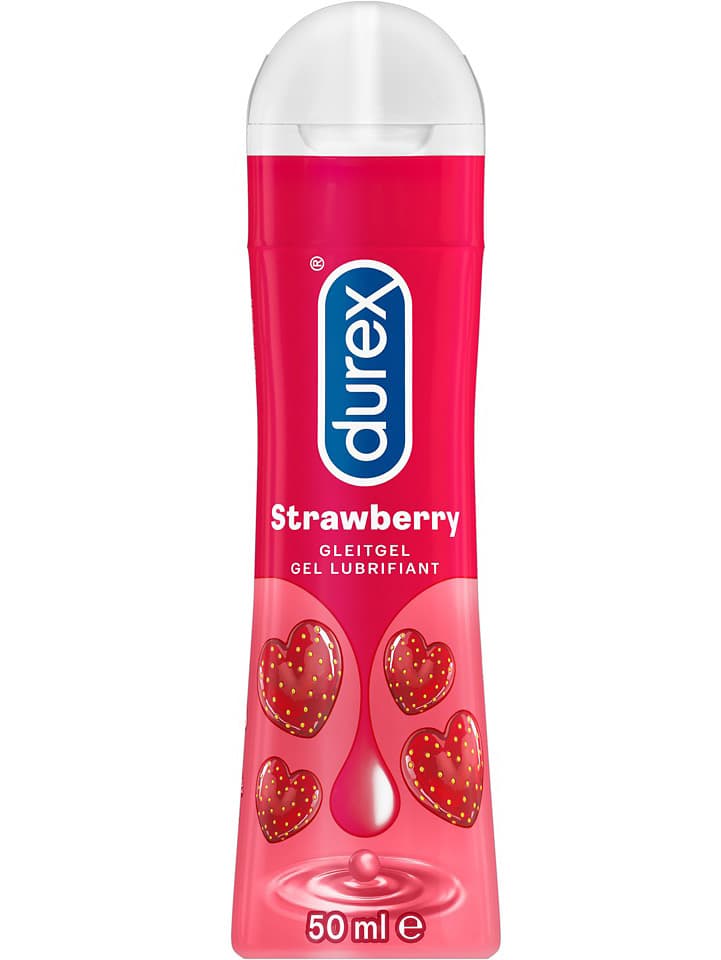 Durex : Vannbasert Glidemiddel, Jordbær