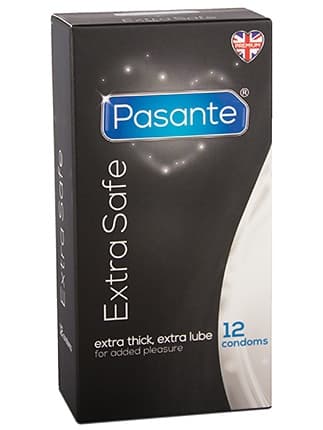 Pasante : Extra Safe Kondomer, 12 stk