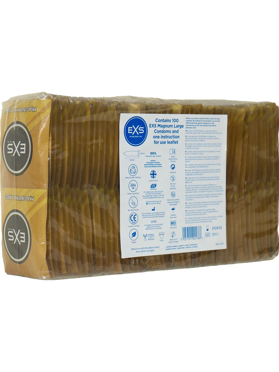 EXS : Magnum Large Kondomer, 100 stk