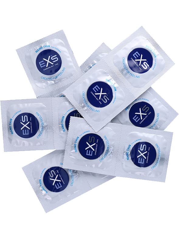 EXS : Nano Thin Kondomer, 100 stk