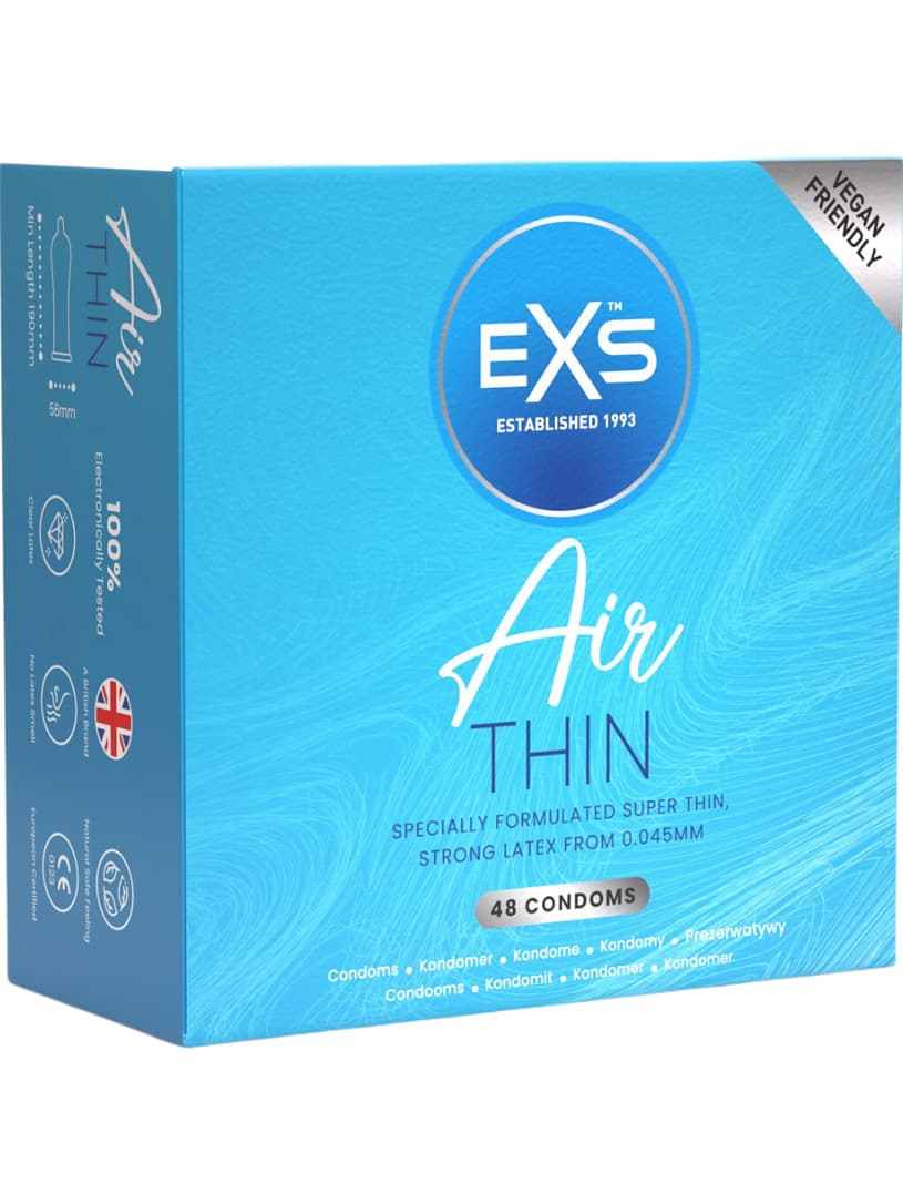 EXS : Air Thin Kondomer, 48 stk