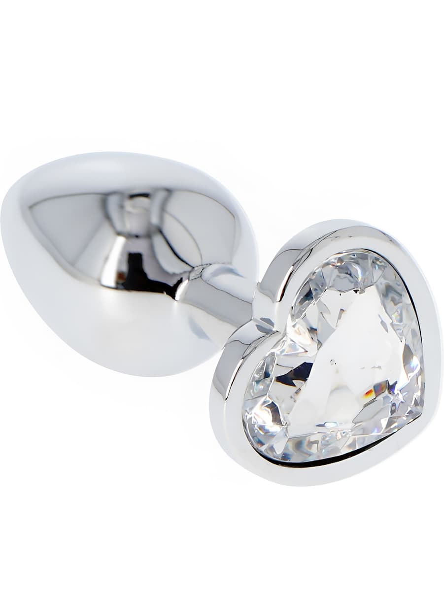Toyz4Lovers : Analplugg i Metall med Hjerte, Small
