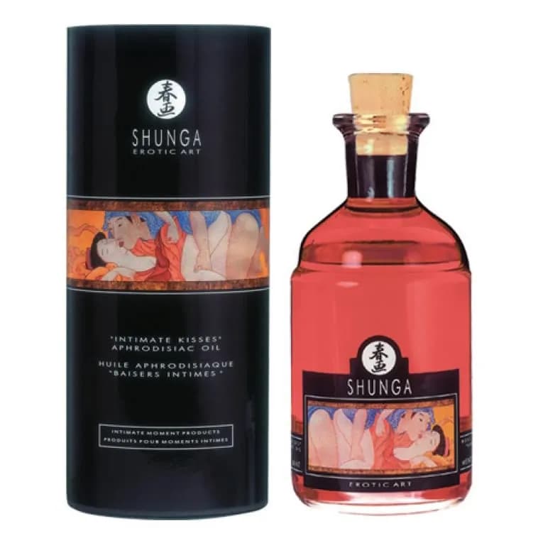 Shunga Aphrodisiac Oil Champagne &amp; Strawberry 100 ml