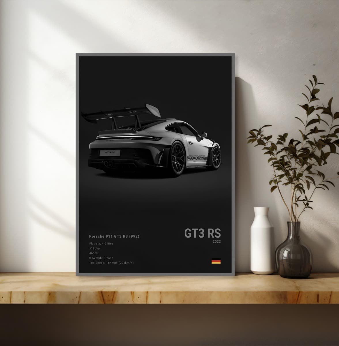 Plakat – Porsche 911 GT3 RS (992) / GT3 RS 2022 / 02