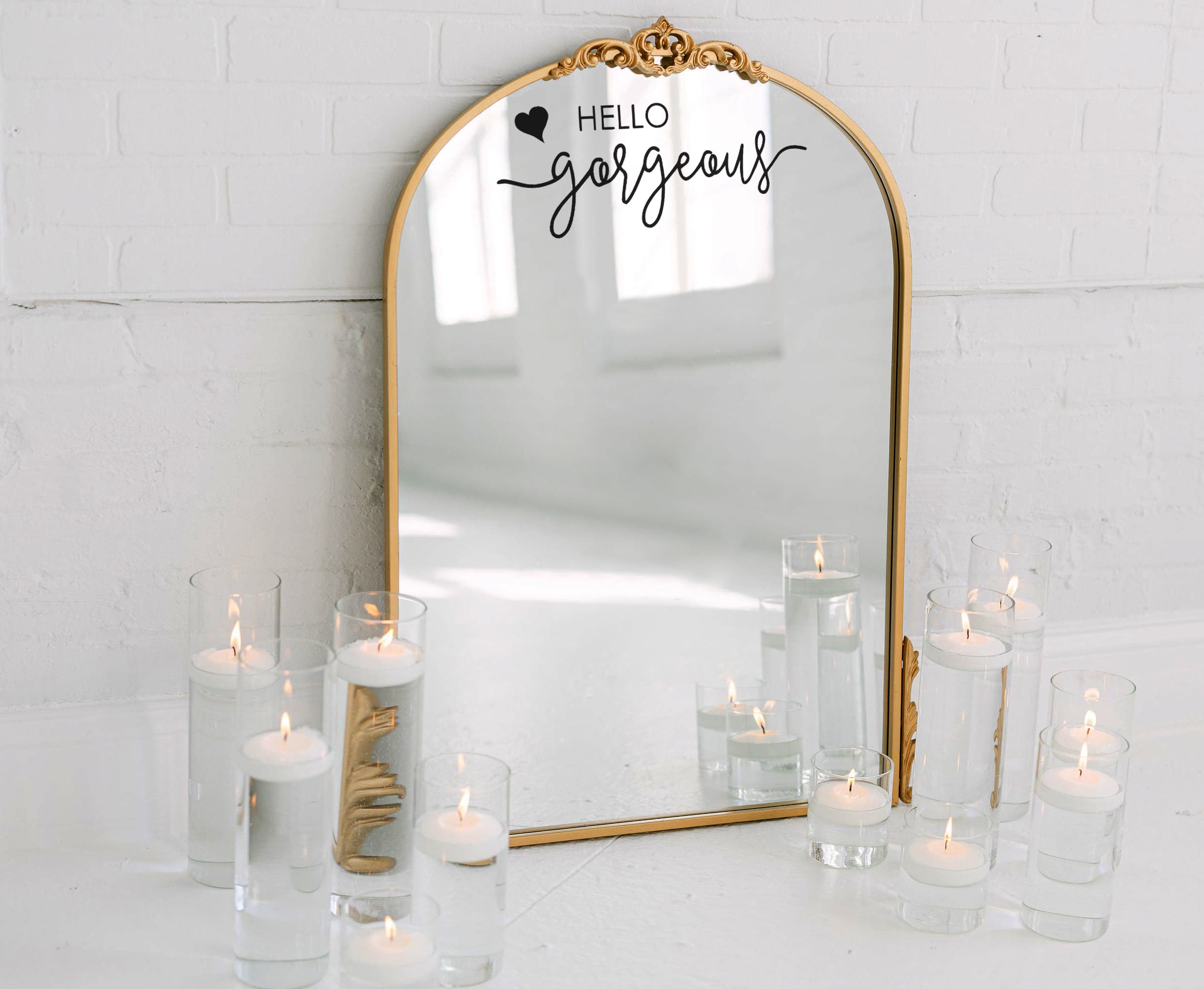 Klistremerke - Hello gorgeous