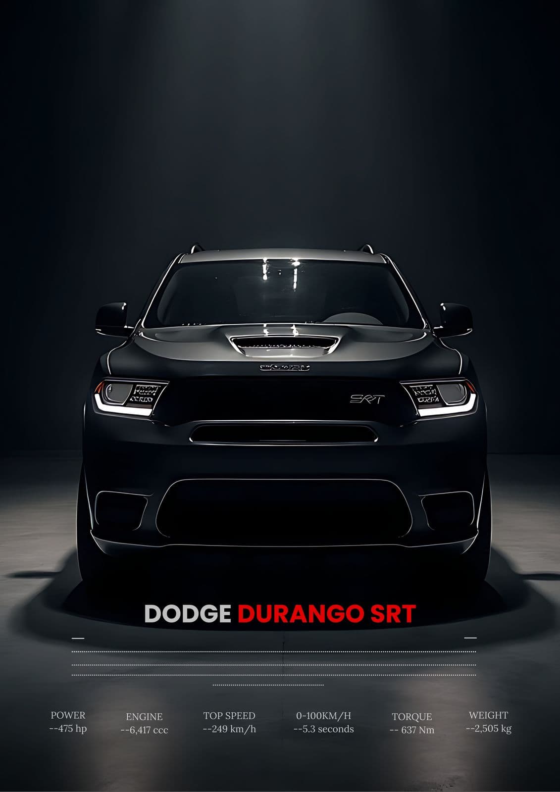 Plakat - Dodge Durango SRT