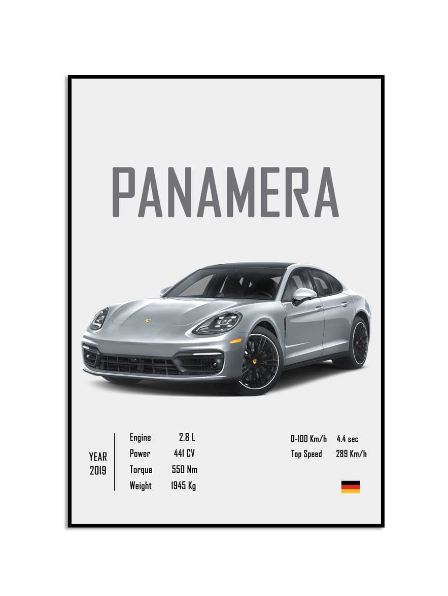 Plakat - Panamera 2019 spesifikasjoner