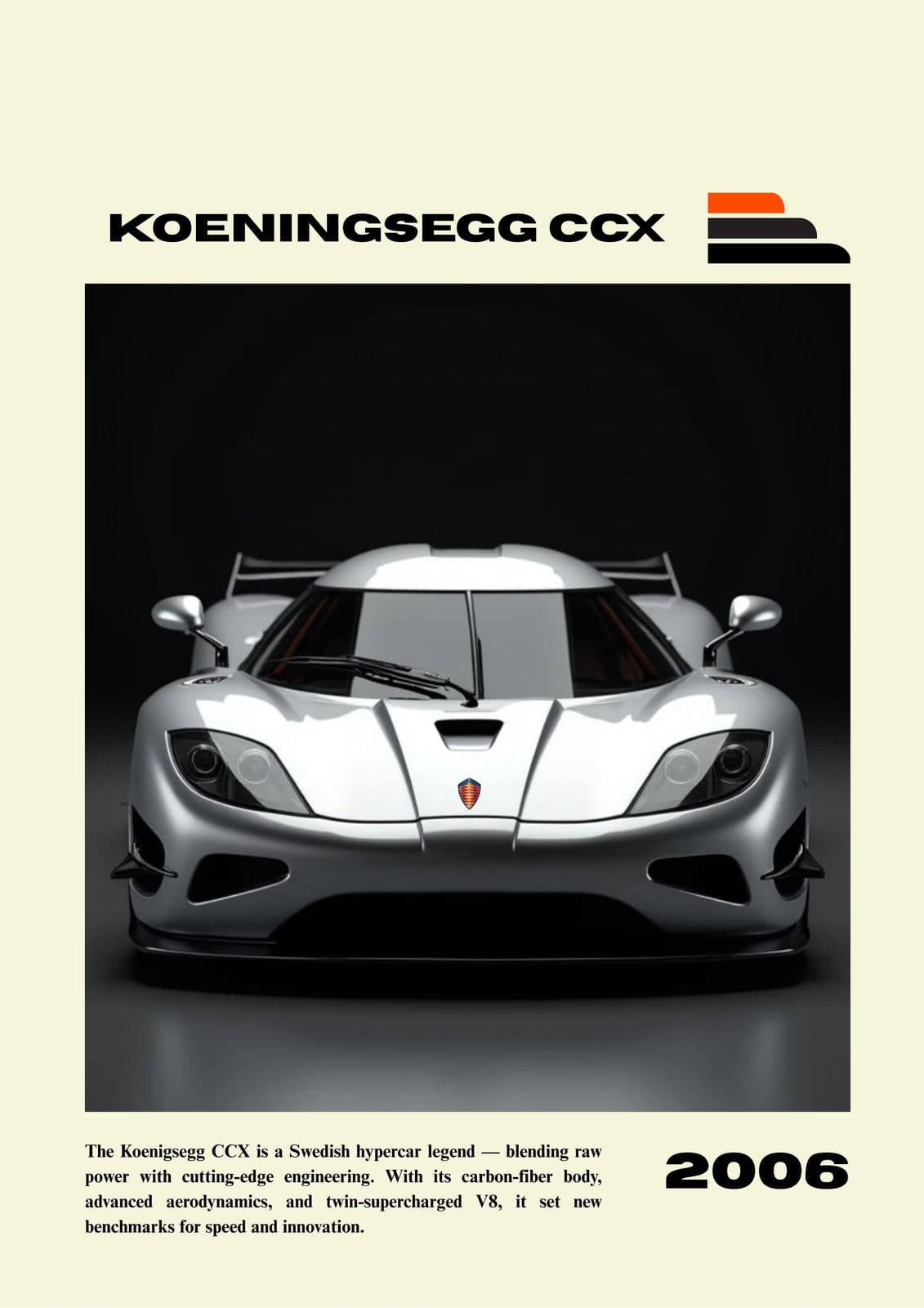 Plakat - Koenigsegg CCX 2006