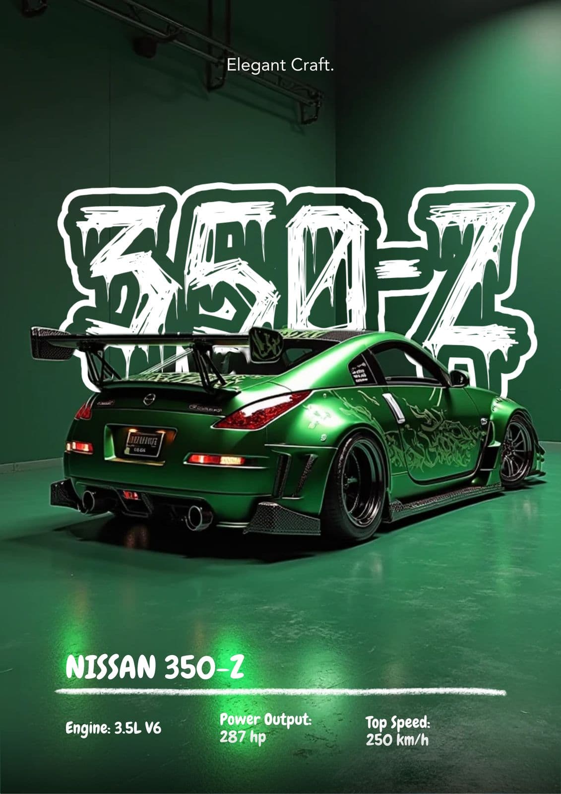 Plakat - Nissan 350-Z
