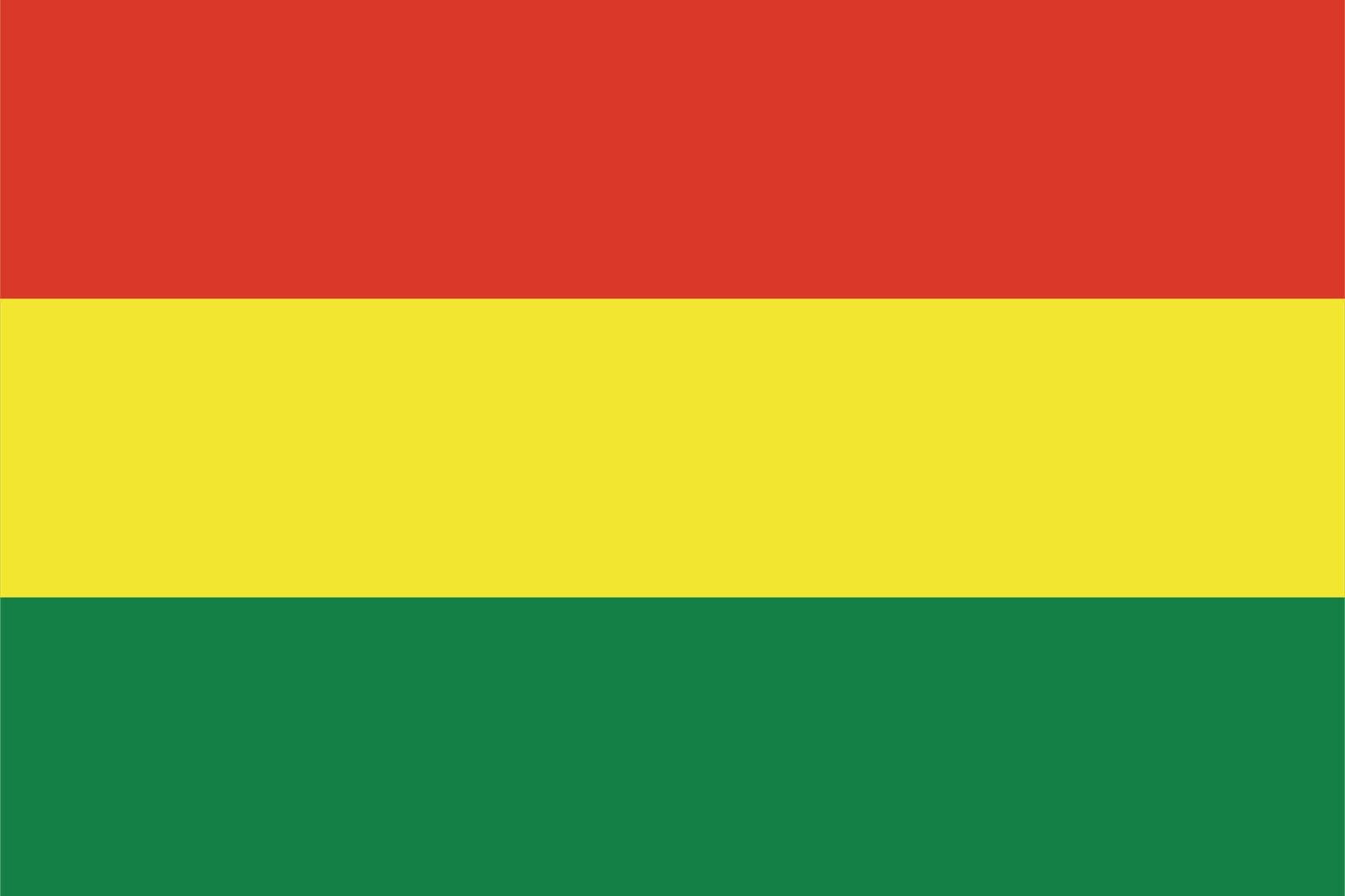 Bolivia Flagg - Klistremerke