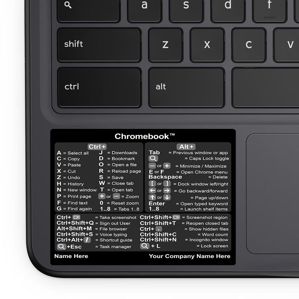 Klistremerke - Chromebook snarveisguide