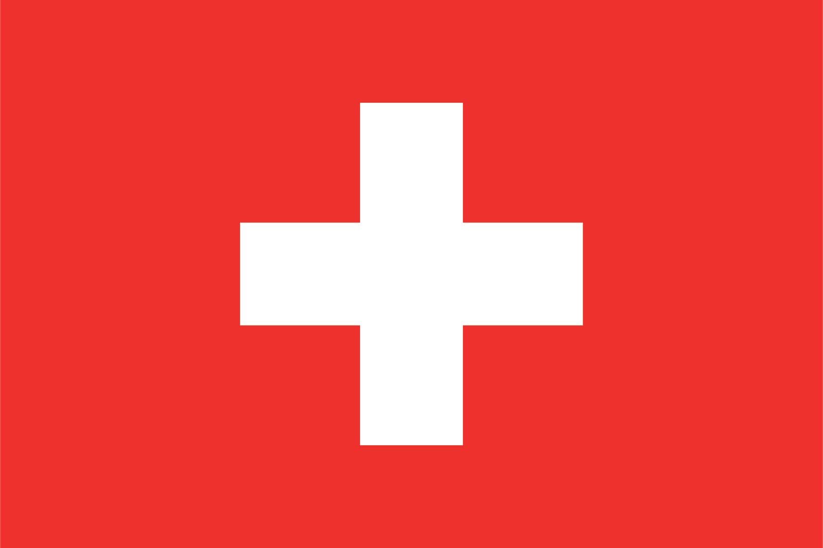 Sveits Flag - Klistremerke