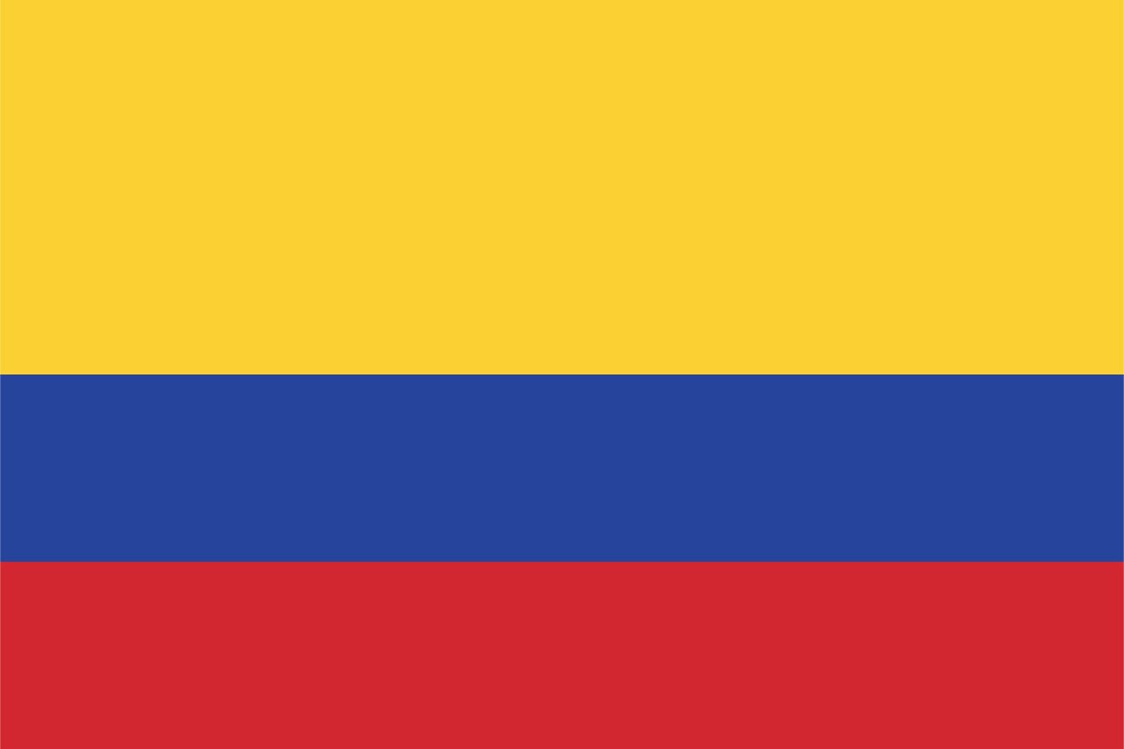 Colombia Flagg - Sticker