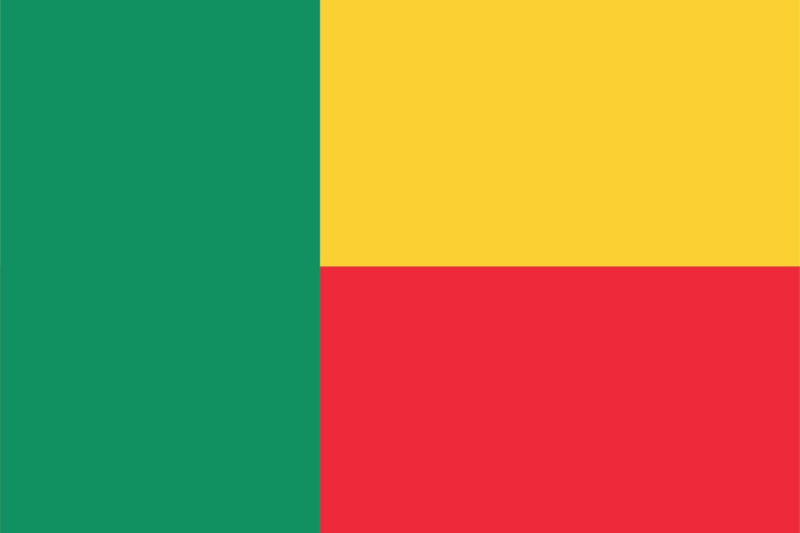 Benin Flag - Sticker