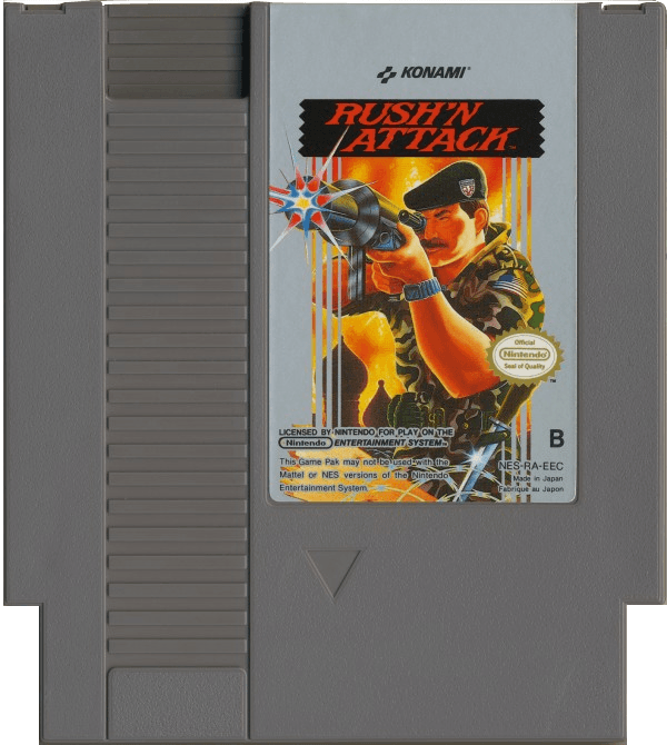 Rush´n Attack - Nintendo 8-bit/NES - PAL B/SCN (BRUKT VARE)