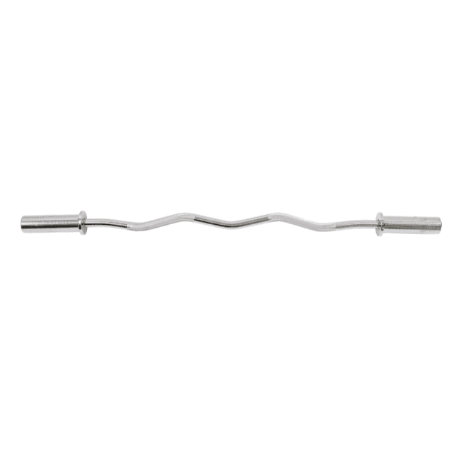FitNord Curlstang 120 cm, for 50 mm vektplater (EZ-stang)