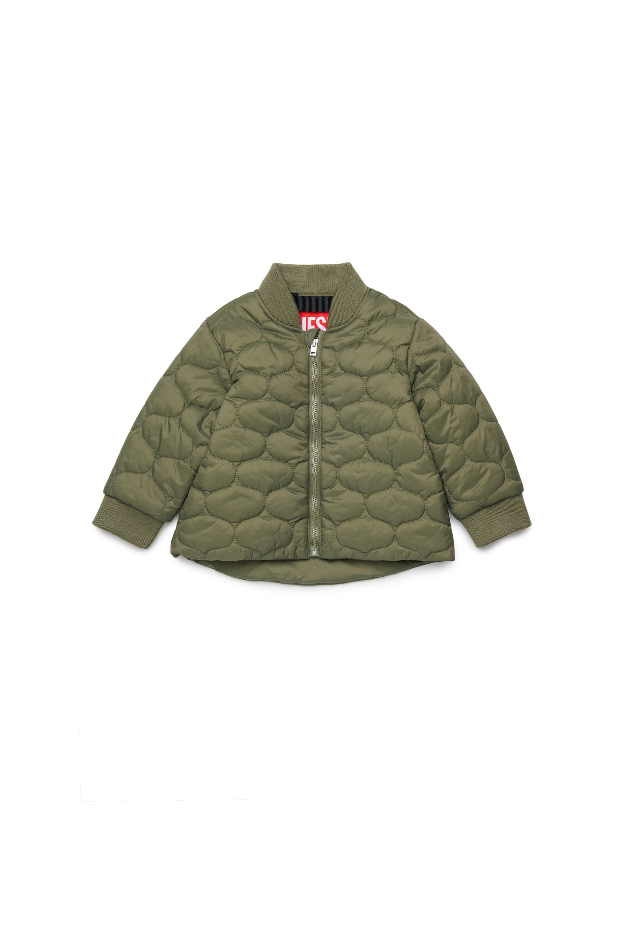 Diesel - Quilted jacket with bomber collar - Jackets - Unisex - Green
