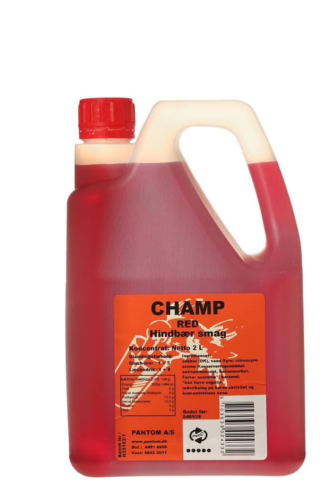 Champ Slushice Bringebær, 2l