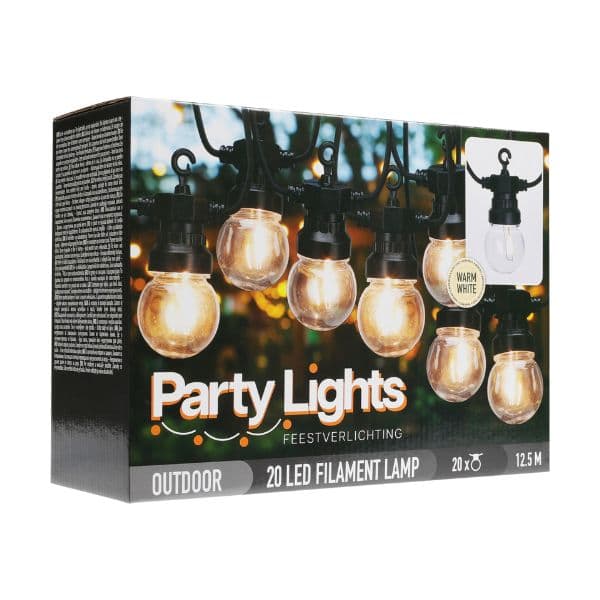 Led Kjede Med 20 Pærer