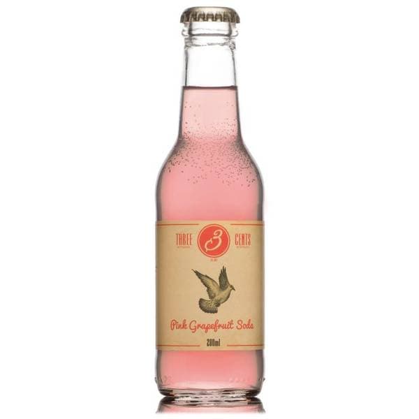 Three Cents Pink Grapefruit Soda