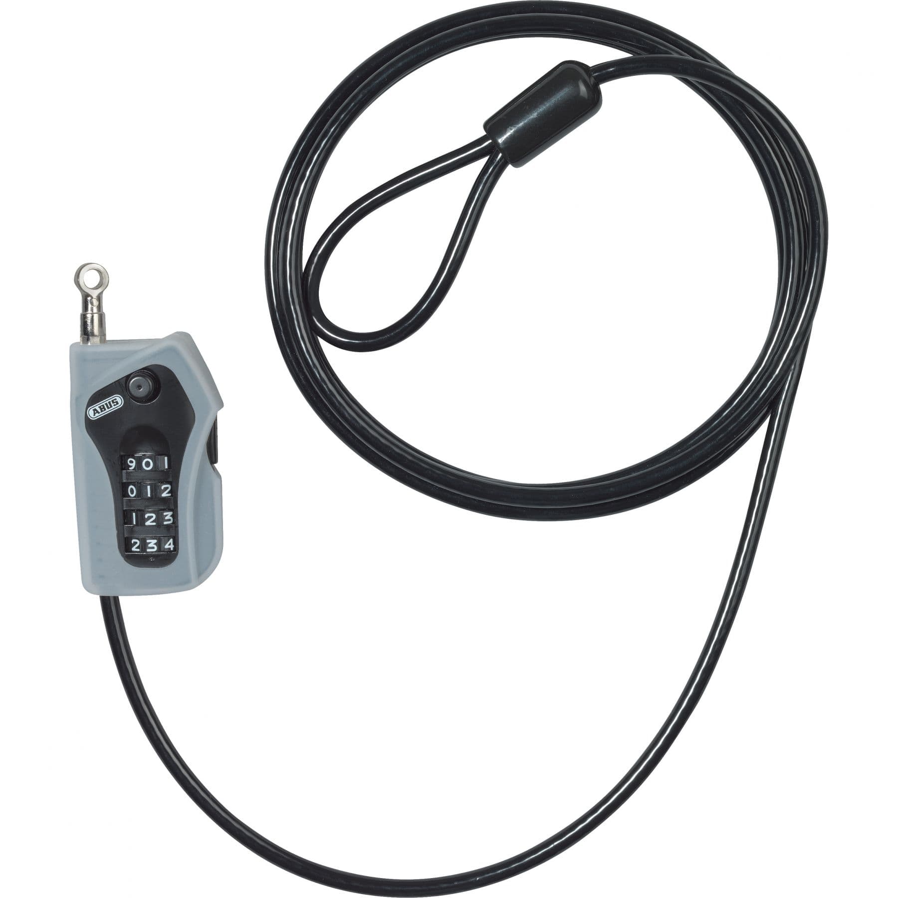 Abus Combiloop 205/200, Vaierlås, Black